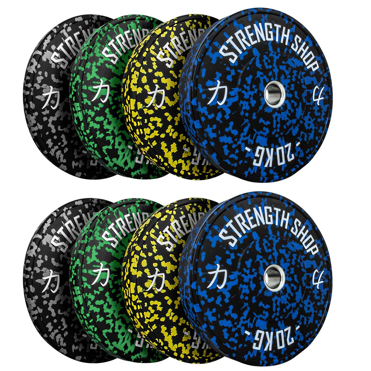 Fleck Rubber Bumper Plates – Colour Coded