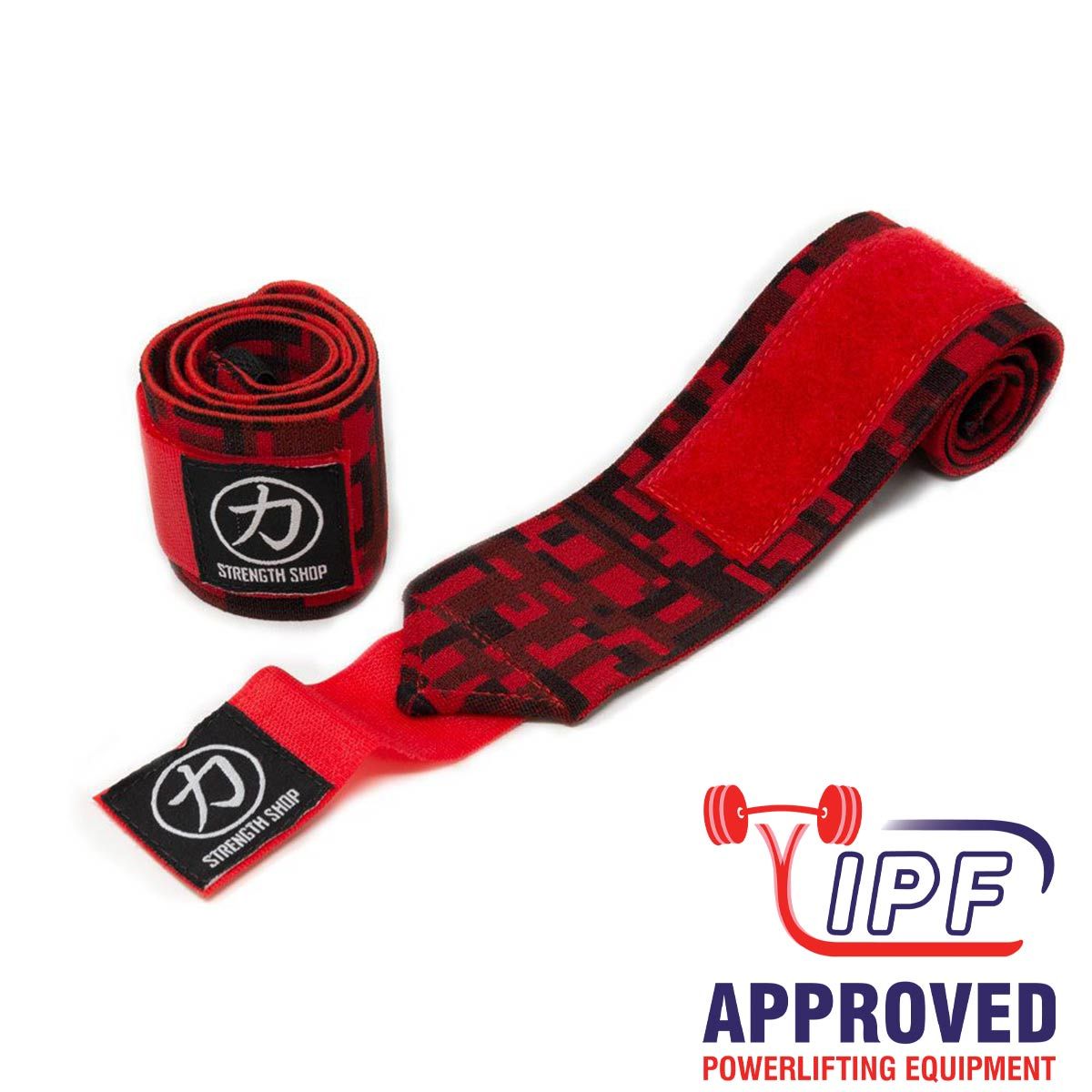 Thor Wrist Wraps - Red Camo - IPF Approved