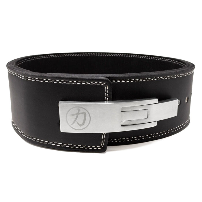 13mm Lever Belt - Embossed Logo Black - IPF Approved