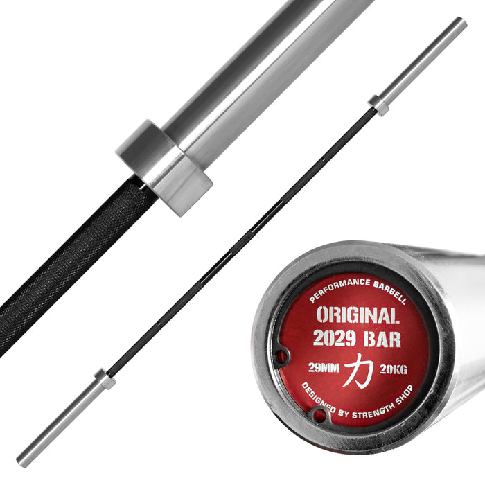 Strength Shop Original 2029 Power Bar Black Zinc Coated