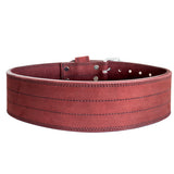 10mm Double Prong Buckle Belt - Wine Red - IPF Approved