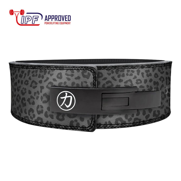 10mm Lever Belt - Dark Leopard - IPF Approved