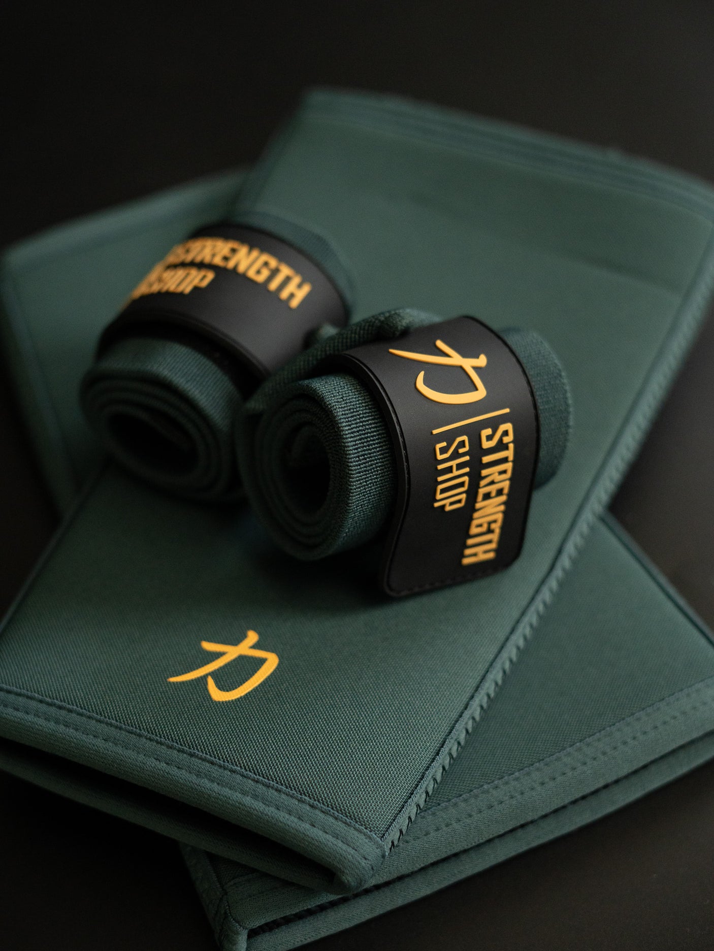 Zeus Wrist Wraps - Vintage Green - IPF Approved