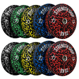 Fleck Rubber Bumper Plates – Colour Coded