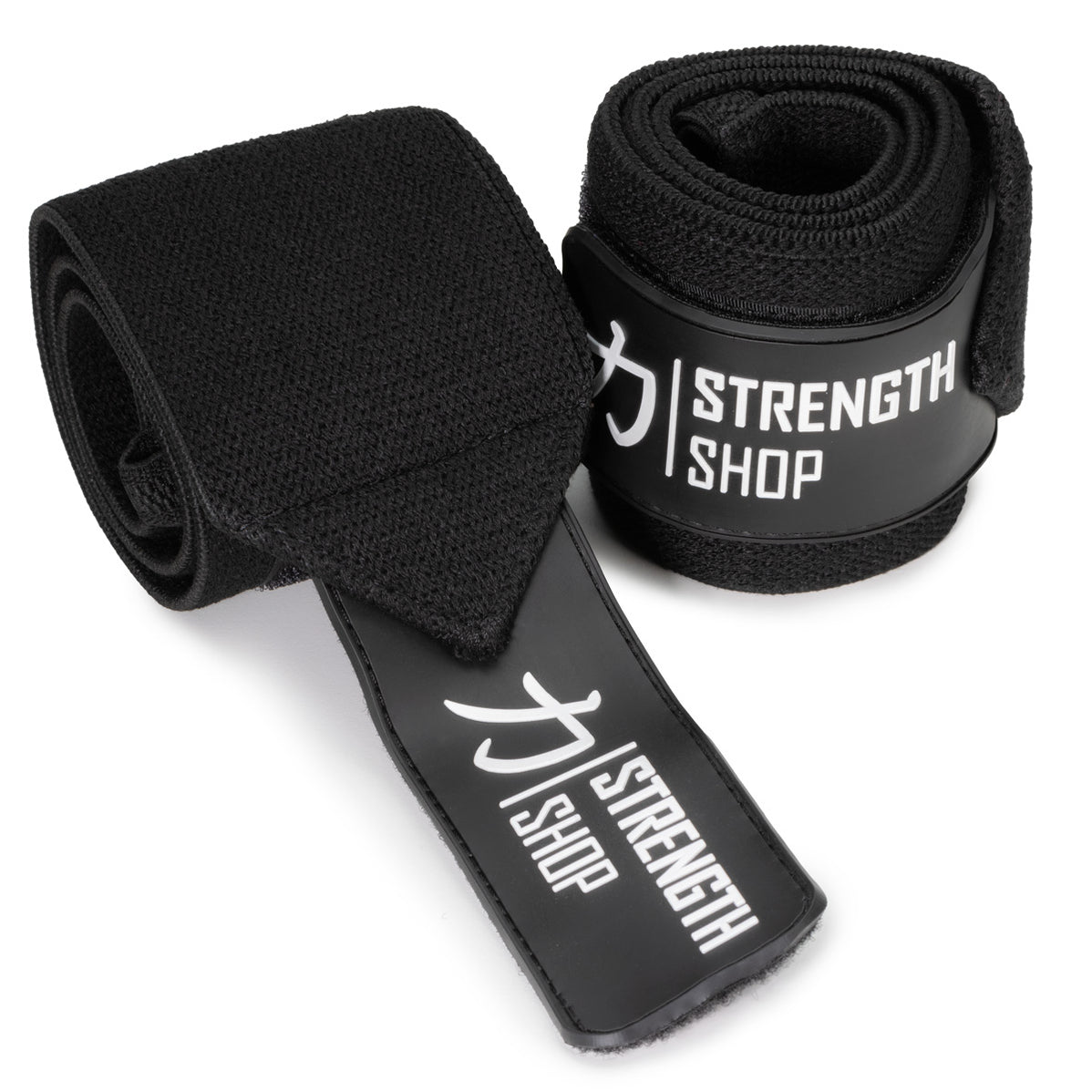 Strength Shop Zeus Wrist Wraps - IPF Approved Heavy-Duty Support For Lifting (12" Or 24", Black)