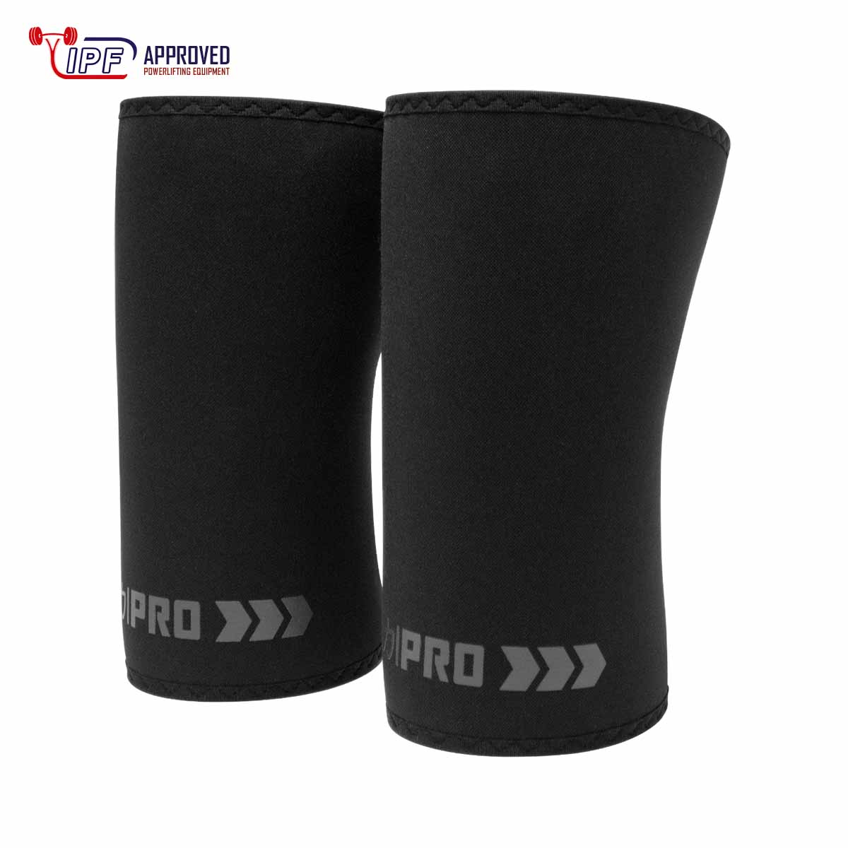 7mm Inferno PRO Knee Sleeves - Extra Stiff Neoprene - Stealth