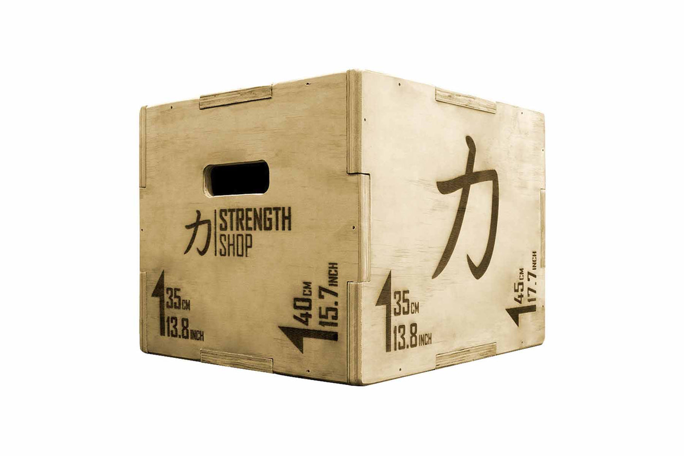 Wooden Plyo Box - 45cm x 40cm x 35cm