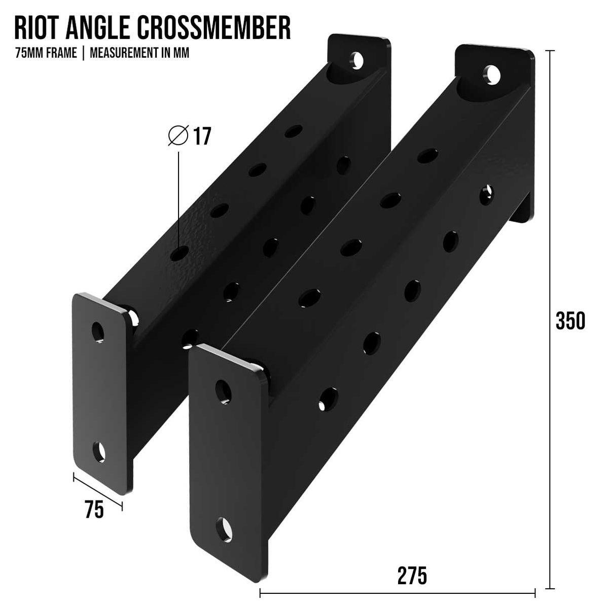Riot MRR | Angled Crossmember — Strength Shop