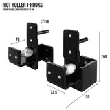 Riot MRR | Roller J-Hooks, Pair