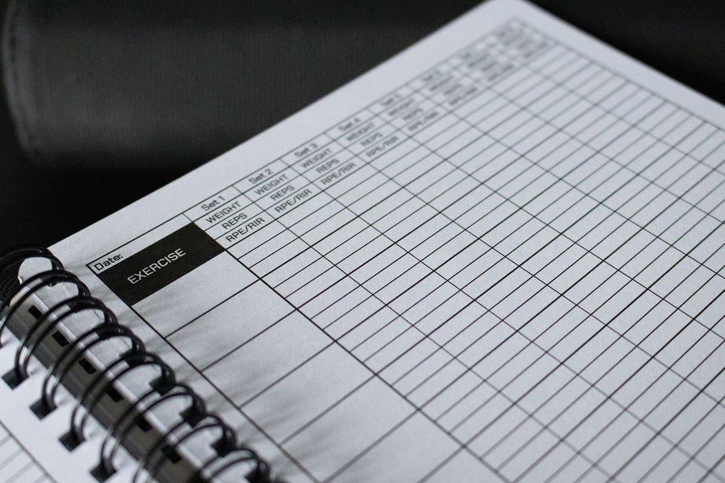 Training Log Book - Track Exercises, Sets, Reps & RPE
