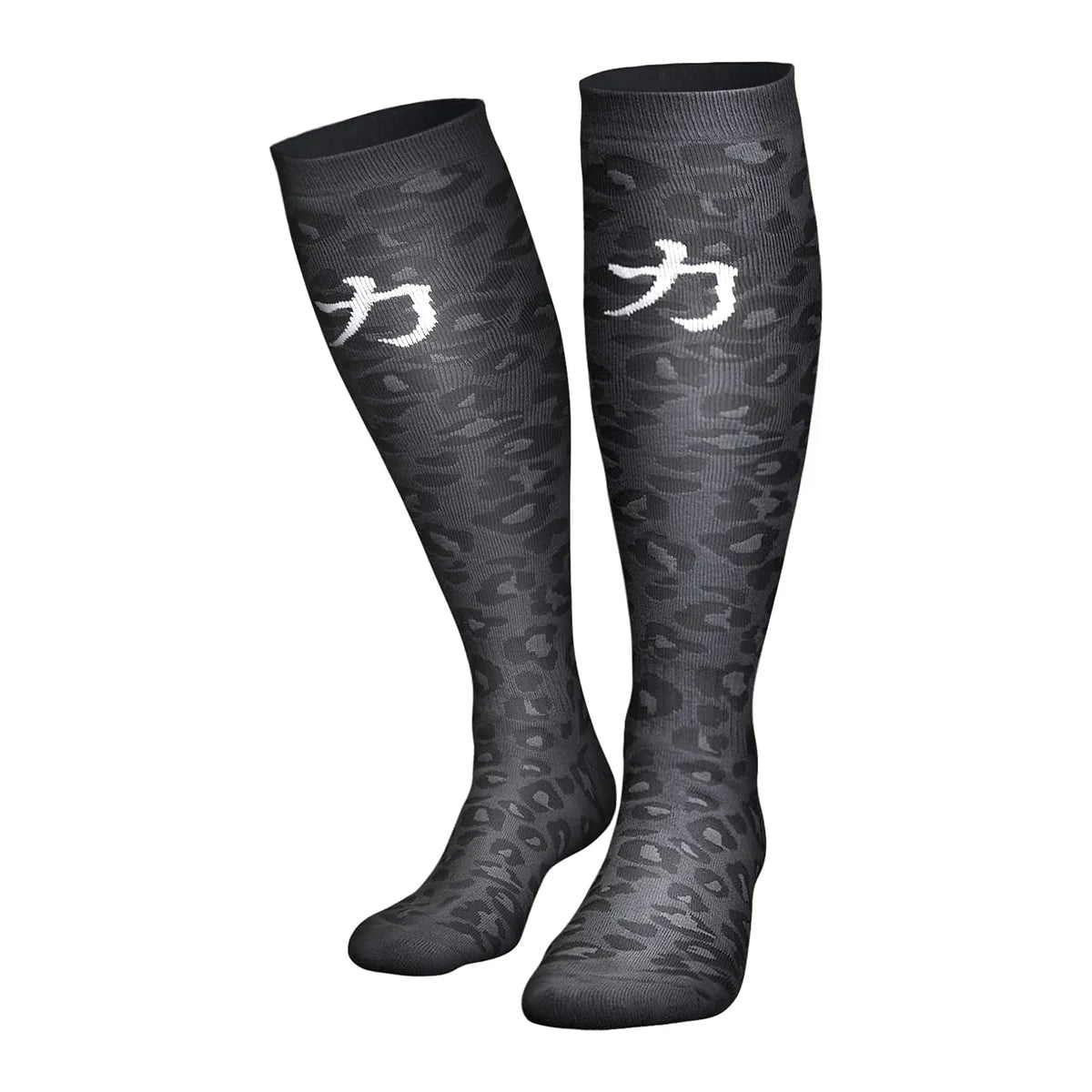 Dark Leopard Deadlift/Weightlifting Socks