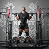 7mm Inferno PRO Knee Sleeves - Extra Stiff Neoprene - Black - IPF APPROVED - ONLY SIZE 2XS, 4XL & 5XL