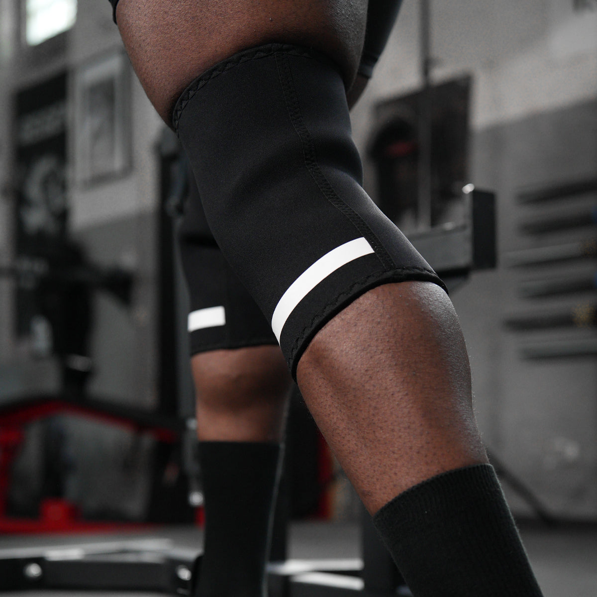 7mm Inferno PRO Knee Sleeves - Extra Stiff Neoprene - Black - IPF