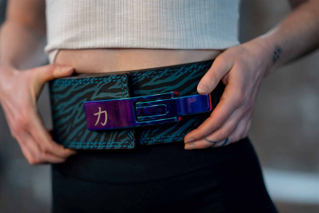 10mm Lever Belt - Blue Tiger - IPF Approved