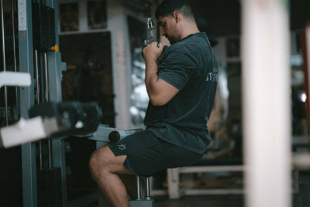 Home of Strength - T-Shirt, Stone-Washed Grey