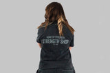 Home of Strength - T-Shirt, Stone-Washed Grey