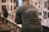 Home of Strength - T-Shirt, Stone-Washed Grey