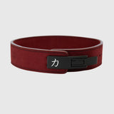 10mm Lever Belt 3" Wide - Wine Red - IPF Approved