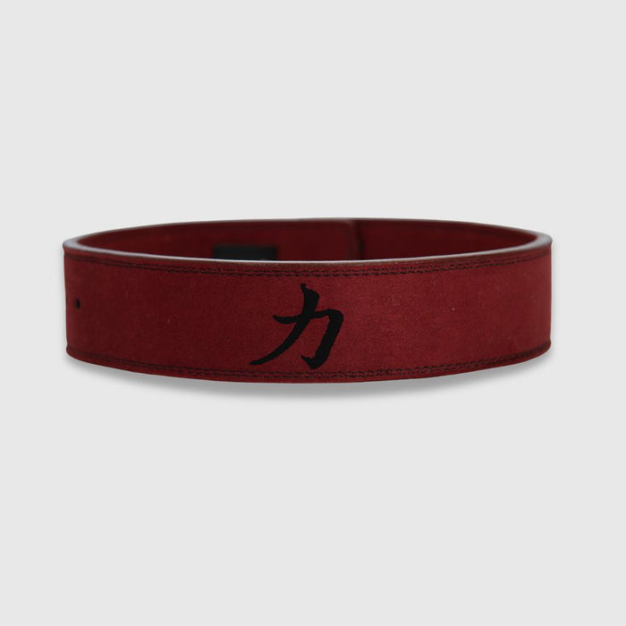 10mm Lever Belt 3" Wide - Wine Red - IPF Approved