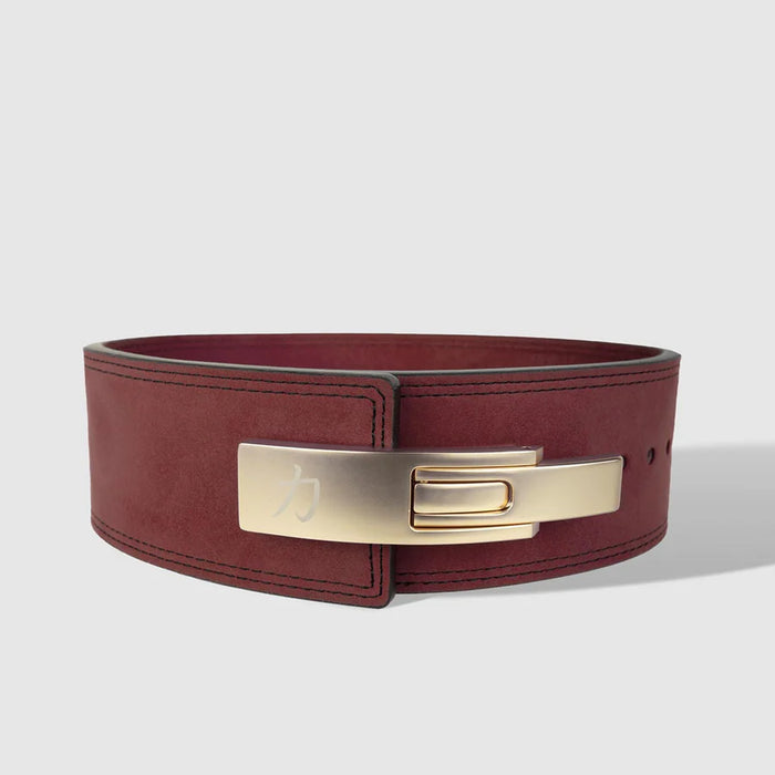 10mm Lever Belt - Wine Red - IPF Approved