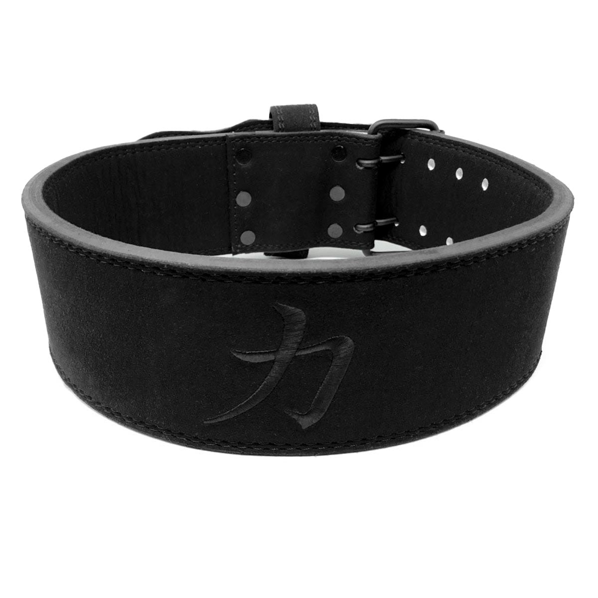 10mm Double Prong Buckle All Black belt - IPF Approved