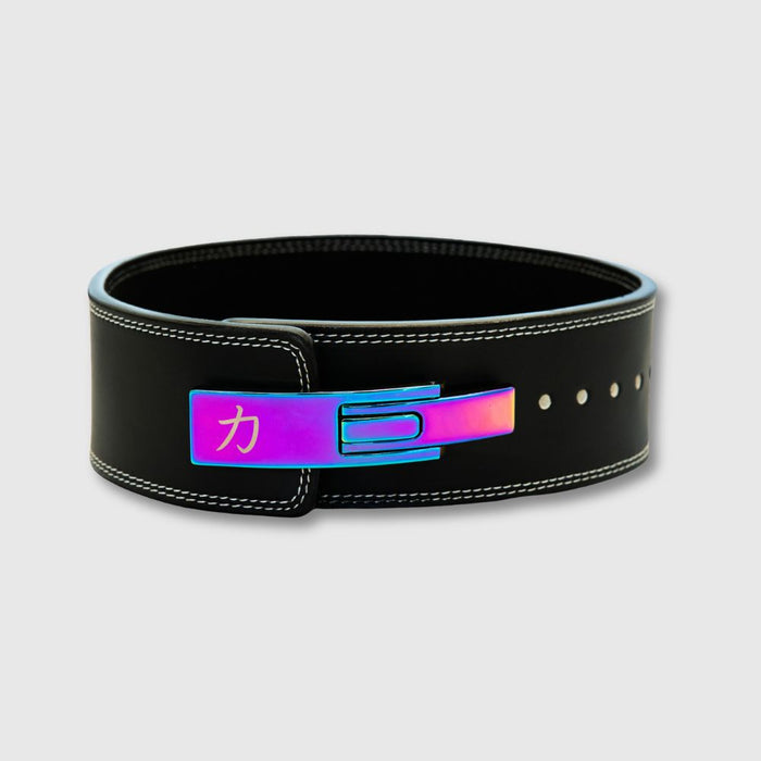 13mm Lever Belt - Embossed Logo Black - IPF Approved