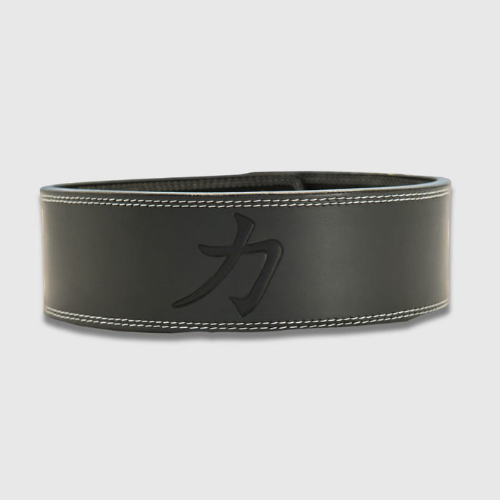 13mm Lever Belt - Embossed Logo Black - IPF Approved