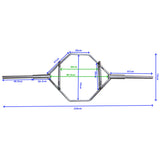 Heavy Duty Olympic Hex/Trap Bar - 2.4m