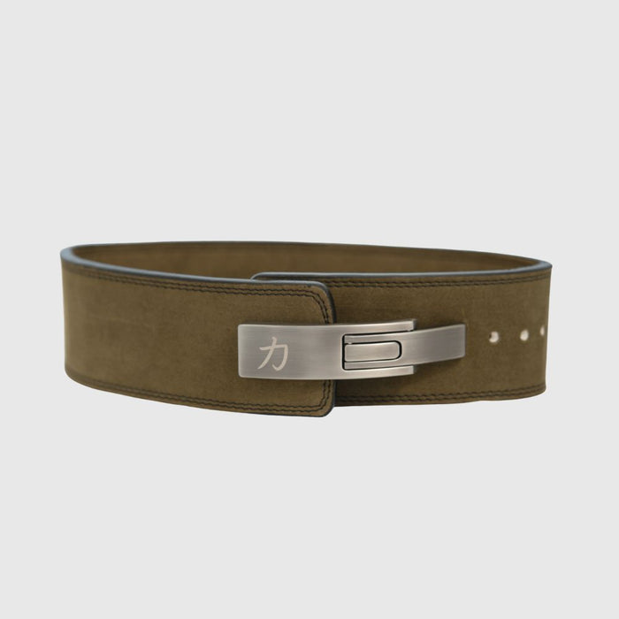 10mm Lever Belt - Khaki Green - IPF Approved