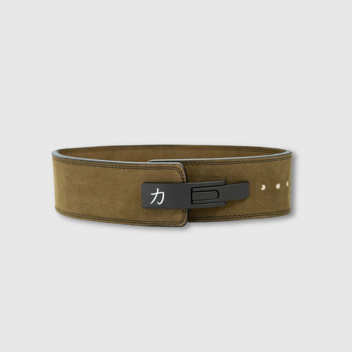 10mm Lever Belt - Khaki Green - IPF Approved