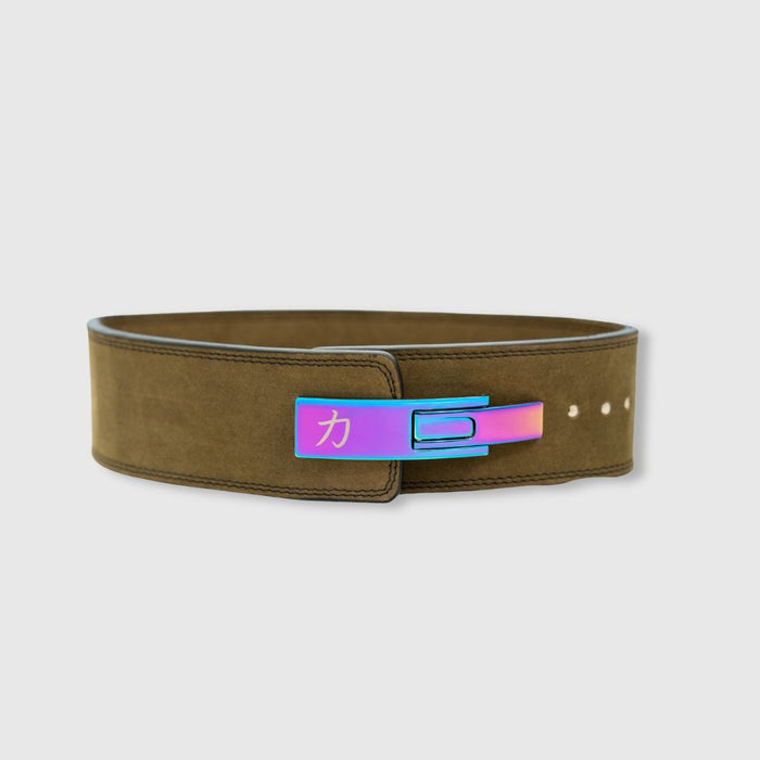 10mm Lever Belt - Khaki Green - IPF Approved