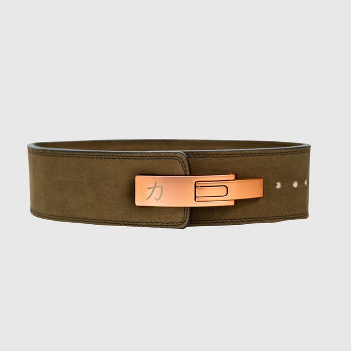 10mm Lever Belt - Khaki Green - IPF Approved