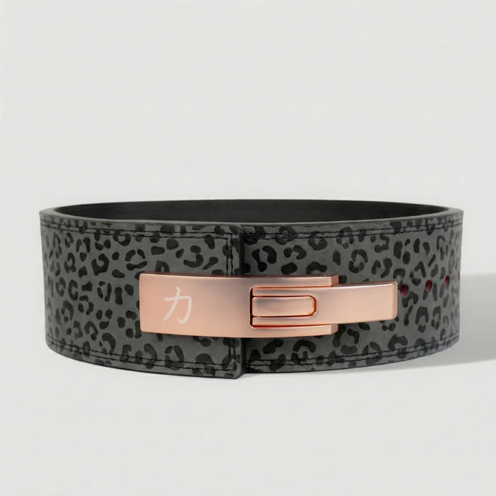 10mm Lever Belt - Dark Leopard - IPF Approved
