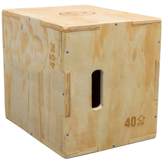 Wooden Plyo Box 45cm x 40cm x 35cm Strength Shop