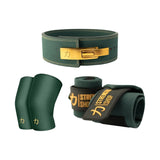 Strength Stack - Vintage Green - 10mm Lever Belt, 7mm Inferno Knee Sleeves & Zeus Wrist Wraps