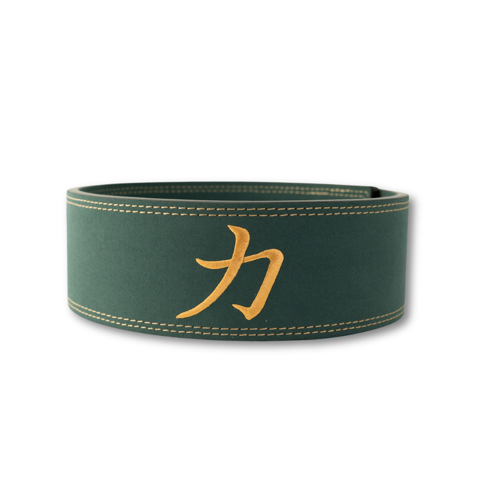 Strength Stack - Vintage Green - 10mm Lever Belt, 7mm Inferno Knee Sleeves & Zeus Wrist Wraps