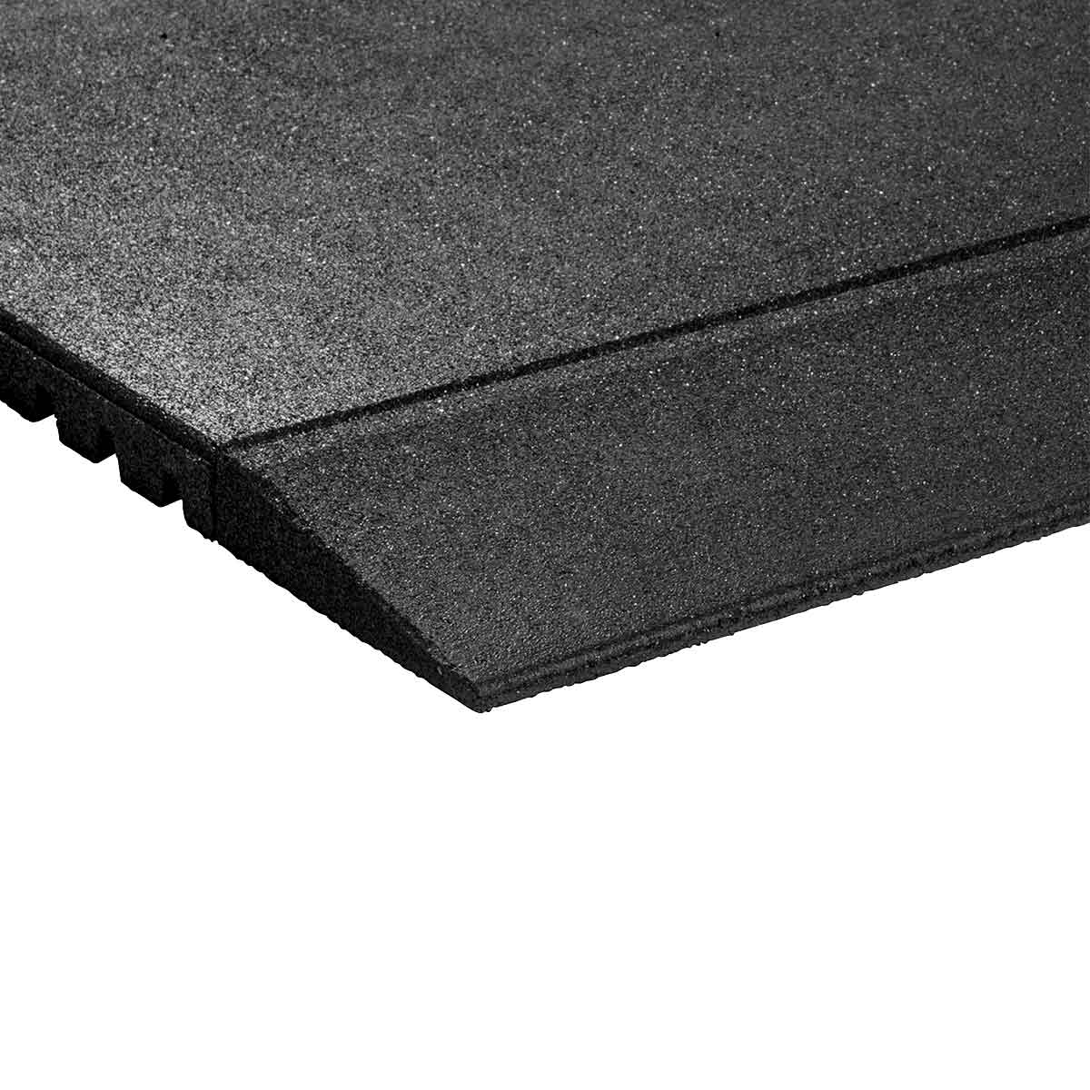 Granuflex Tapered Rubber Gym Mat Edge - 30mm (1000mm x 200mm)