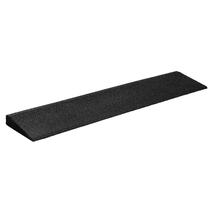 Tapered Rubber Gym Mat Edge - 30mm (1000mm x 200mm)