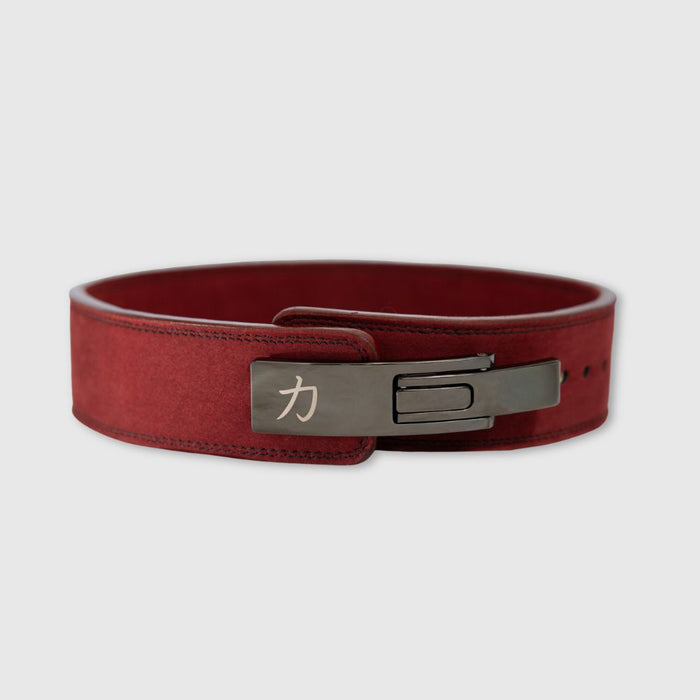 10mm Lever Belt 3" Wide - Wine Red - IPF Approved