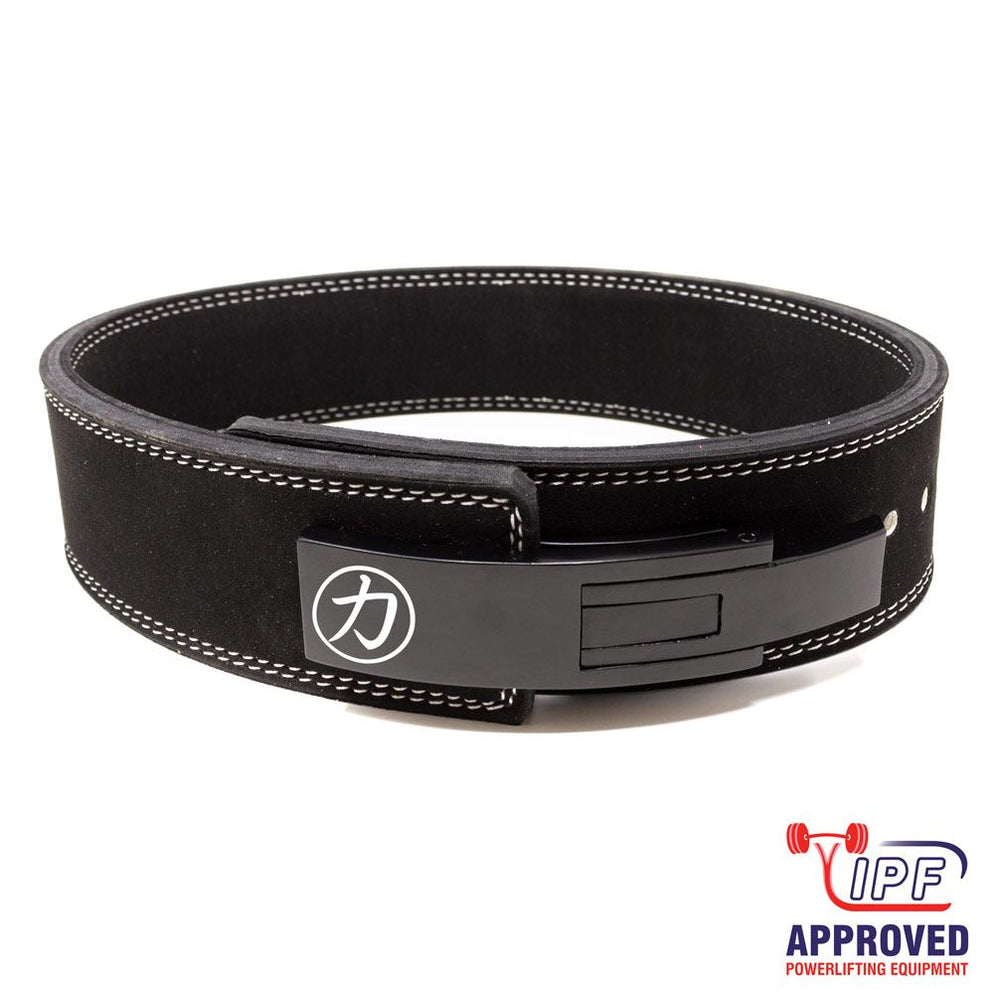 10mm Lever Belt 3" Wide Black IPF Approved — Strength Shop