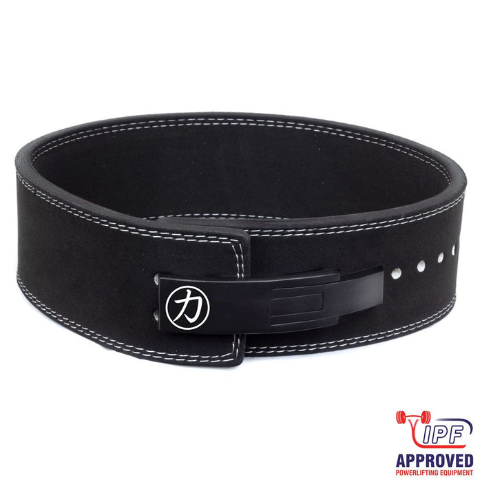 13mm Lever Belt Black IPF Approved — Strength Shop