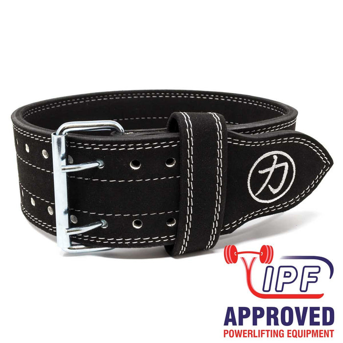 10mm Double Prong Buckle Belt - With Front Circle Logo — Strength Shop