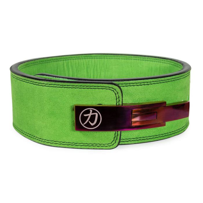 13mm Lever Belt - Green - IPF Approved - ONLY SIZE XS