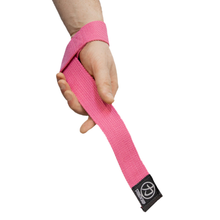 Strength Shop Pink Lifting Straps