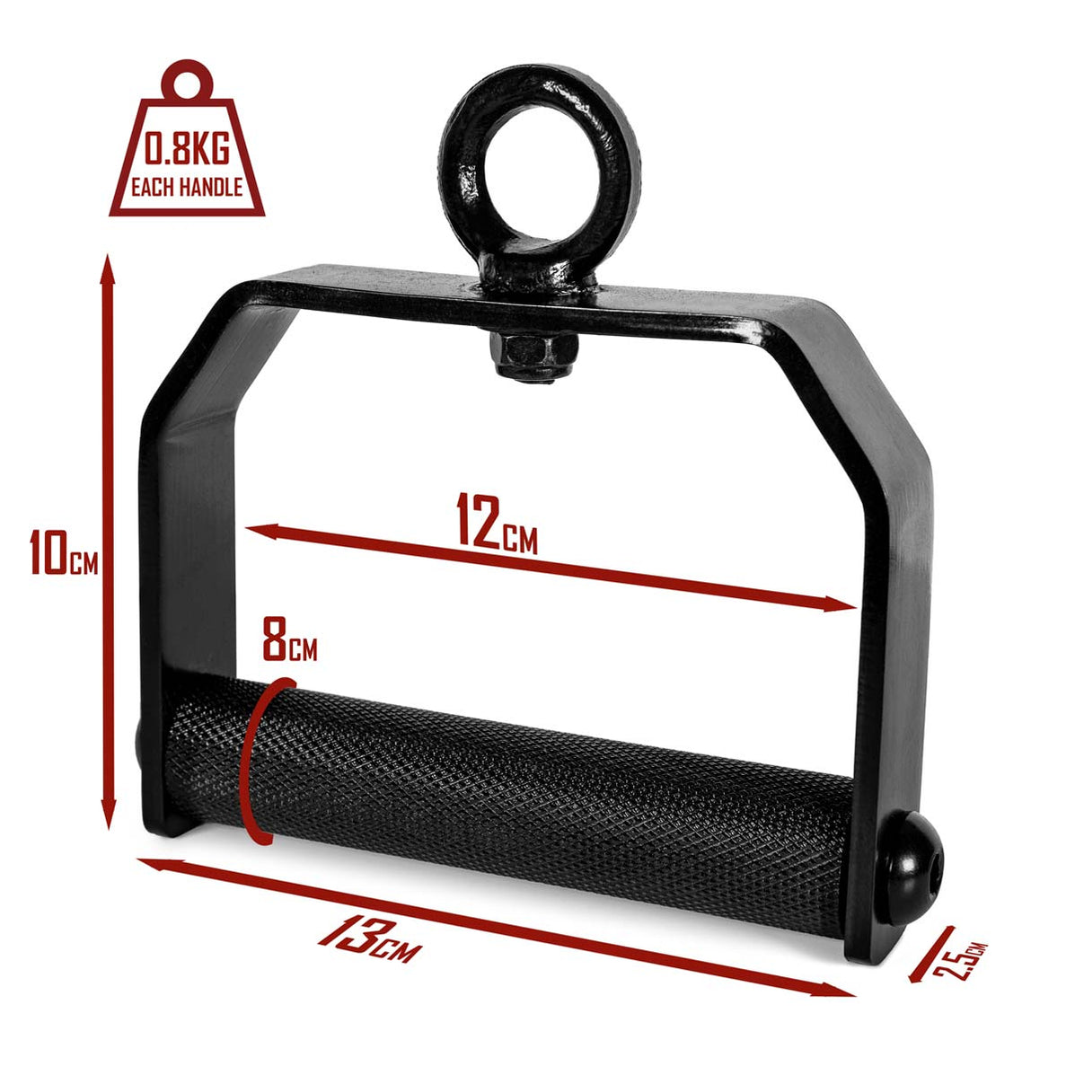 Circulation Rotation Handle 360 Rotating Handles (Knurled) — Strength Shop