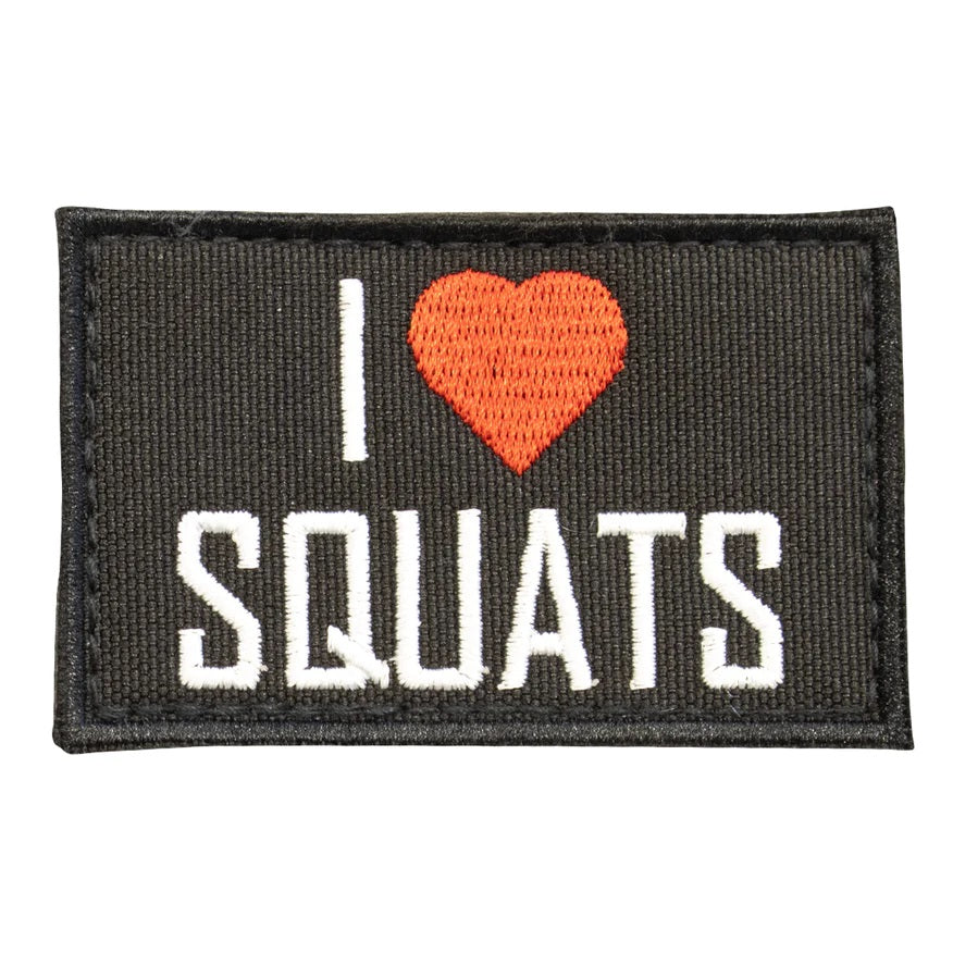 Backpack Patch - I Love Squats