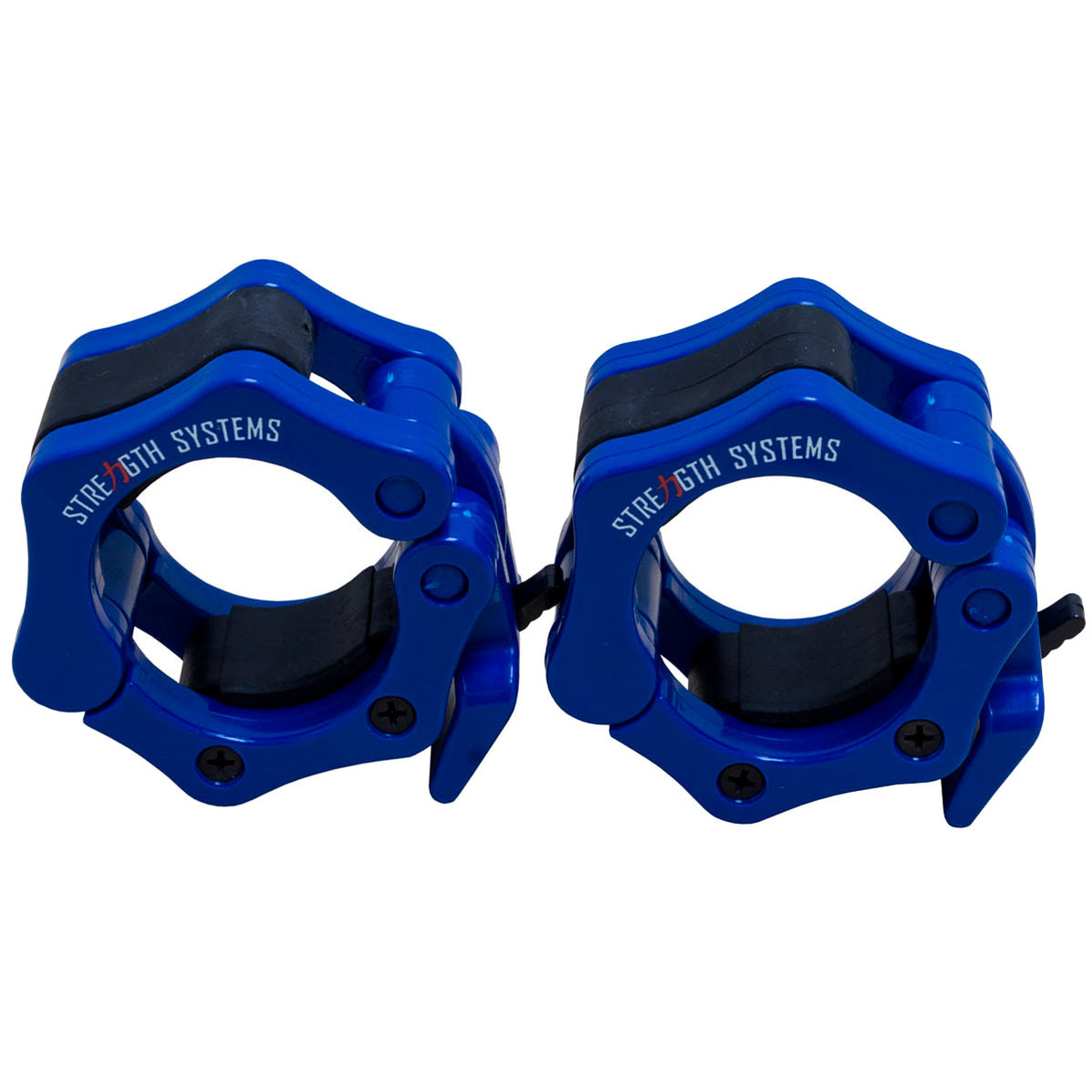 Strength Shop Olympic Flip Lock Collars Blue (Pair)