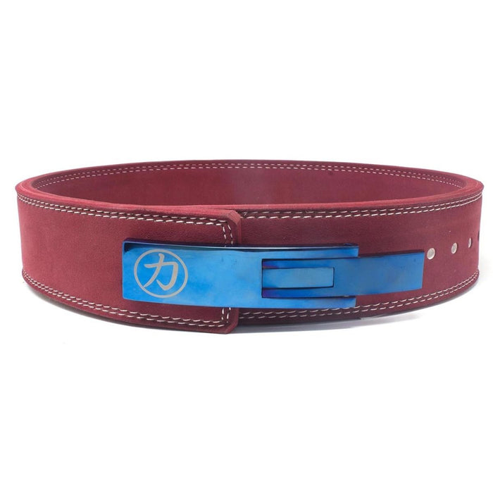 10mm Lever Belt 3" Wide - Maroon - IPF Approved