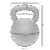 Black Powder Coated Kettlebells 4kg - 64kg