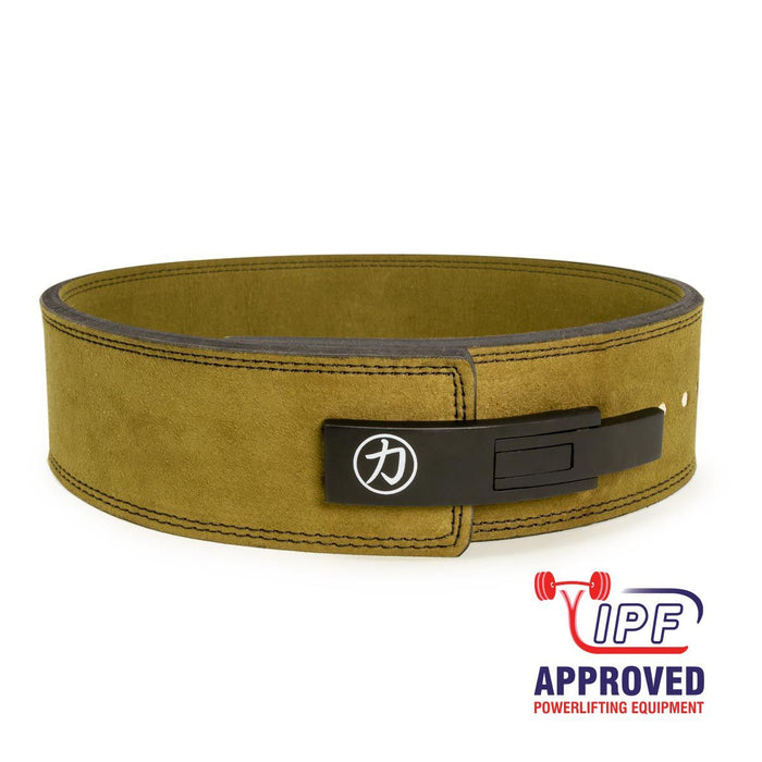13mm Lever Belt - Khaki Green - IPF Approved